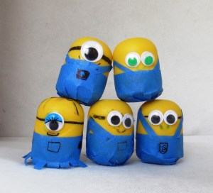 minion-themed shaker toys